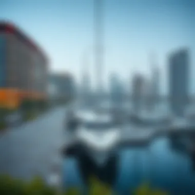 Luxurious lifestyle amenities at Dubai Creek Harbour Marina