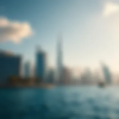 Dubai Skyline and Real Estate Growth Dubai skyline showcasing growth in real estate market