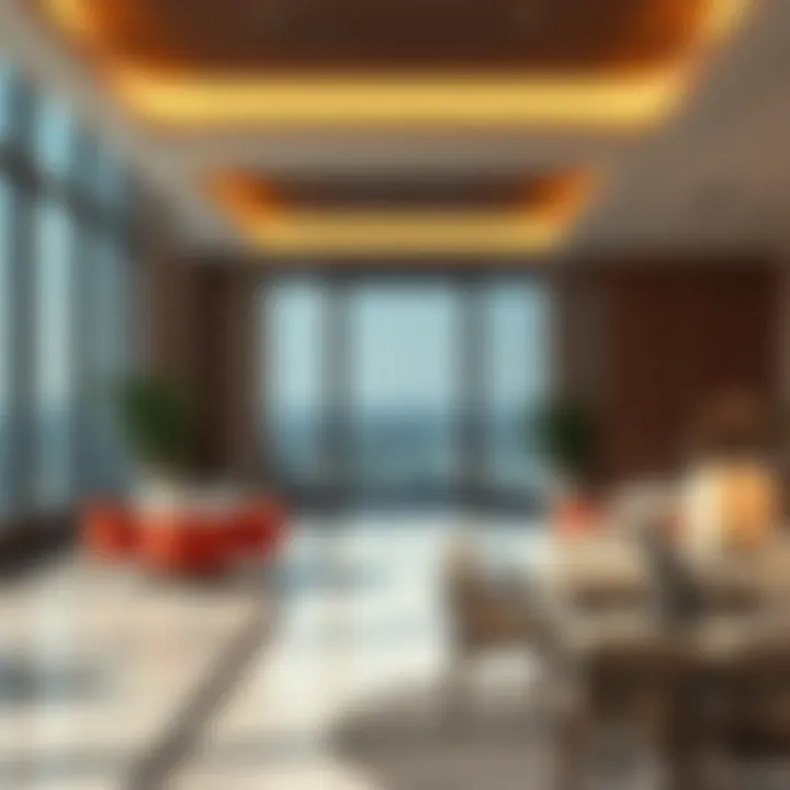 Luxurious amenities within Lillian Tower
