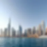 Dubai skyline showcasing iconic architecture