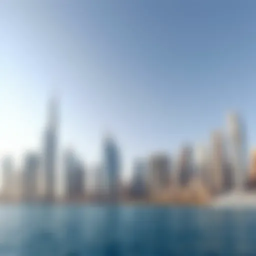 Dubai skyline showcasing iconic architecture