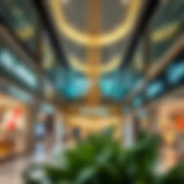 Diverse Retail Offerings inside مَرْدف AFI AVENUE MALL Interior shopping area featuring diverse retail outlets