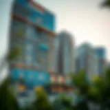 Stunning facade of Marina Shores by Emaar showcasing modern architecture