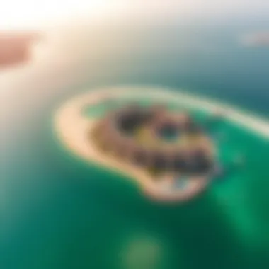 Aerial view of Nakheel's iconic Palm Jumeirah