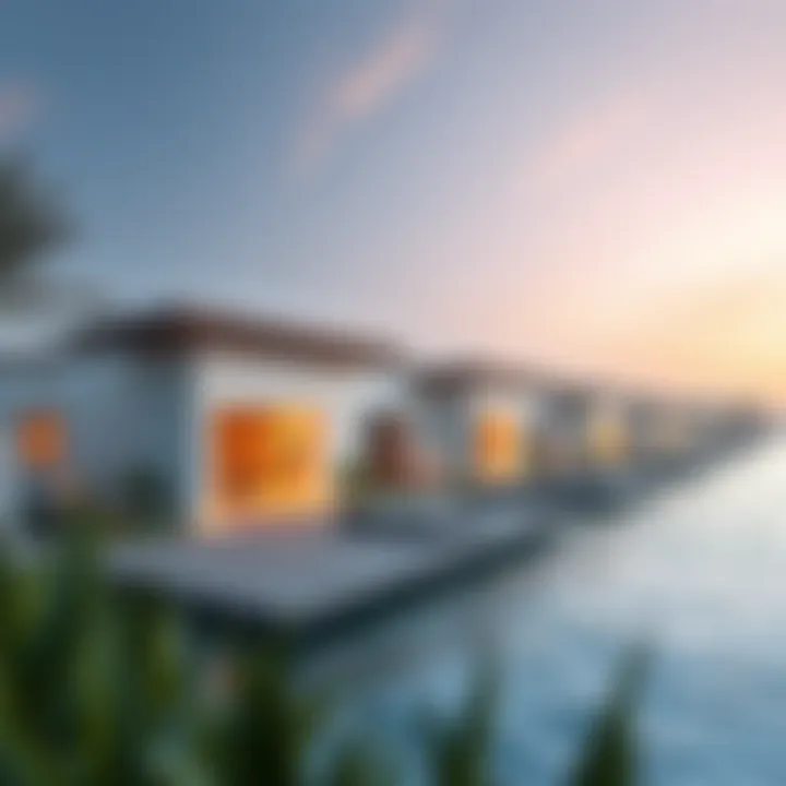 Luxury waterfront villas in Nakheel's residential community