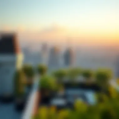 Beautiful rooftop view from Pagani Apartments