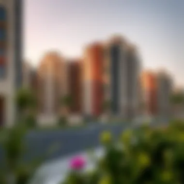 Trendy Residential Developments in Ras Al Khor Trendy residential buildings in Ras Al Khor symbolizing real estate development.