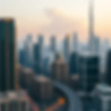Dubai skyline showcasing rapid urban development