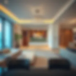 Modern apartment interiors in Al Barsha