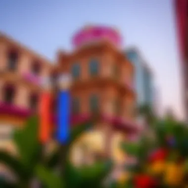 Vibrant Retail Spaces in Festival Cities Showcasing vibrant retail spaces in Dubai's festival cities