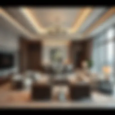 Luxurious living area in Rimal Dubai