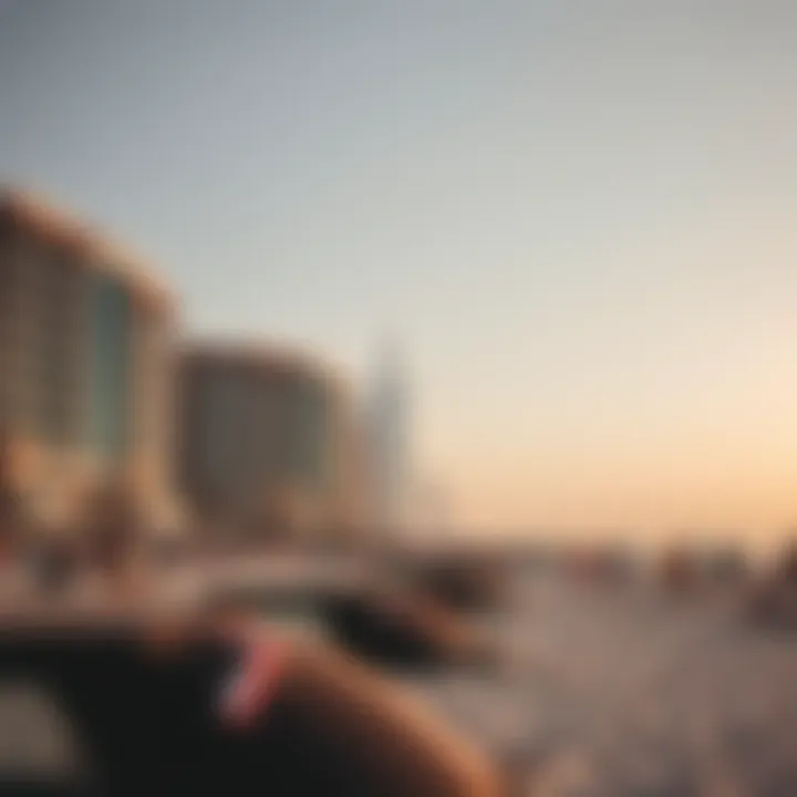Vibrant beach life at Jumeirah Beach Residence