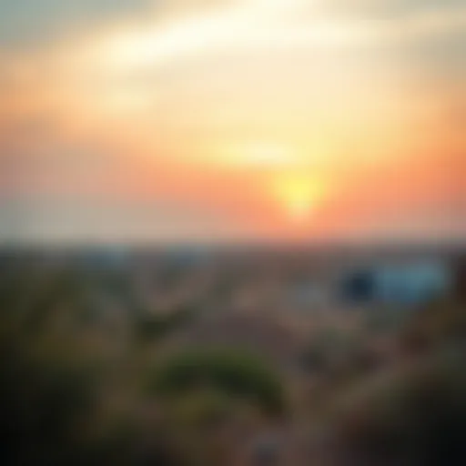 Scenic view of Salt Al Khawaneej's landscape