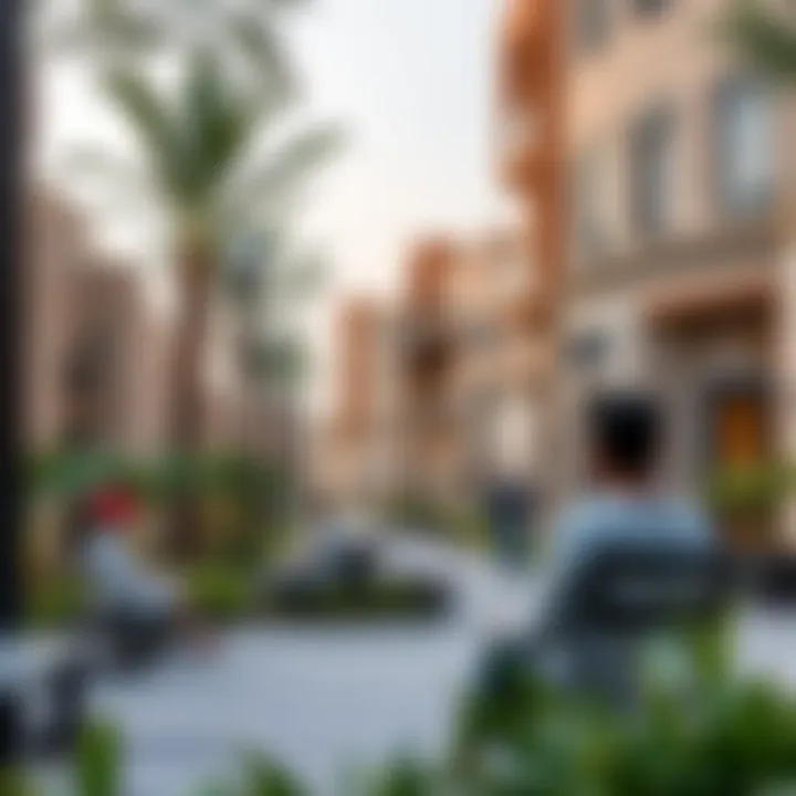 Vibrant community life and outdoor spaces in Shurooq Mirdif