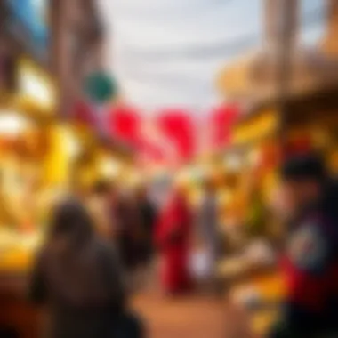 Cultural Vibrancy at Souq Al Wasl Vibrant market scene highlighting the cultural essence of Souq Al Wasl