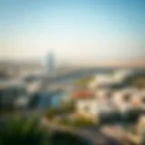 A panoramic view of Dubai showcasing the Damac properties