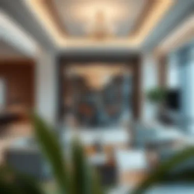 Elegant Office Interior at Damac Leasing Office An elegant office interior reflecting luxury and sophistication