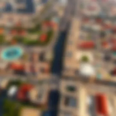 Aerial View of Al Qusais Aerial view of Al Qusais, showcasing its urban layout