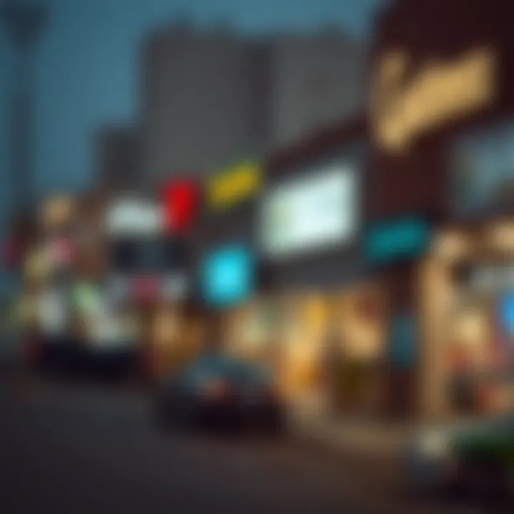 Commercial hubs and businesses in Al Qusais