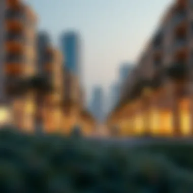 Residential Landscape of Al Qusais Modern residential buildings in Al Qusais district