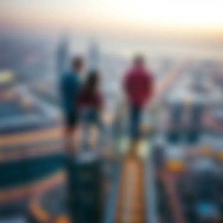 Panoramic skyline view from Reflection Tower