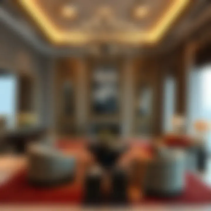 Luxurious interior of an extravagant Dubai residence