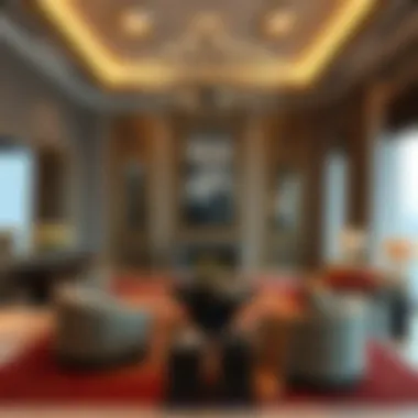 Luxurious Interior Spaces in Dubai Luxurious interior of an extravagant Dubai residence