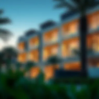 Modern Residential Architecture in Dubai Modern residential building in Dubai highlighting architectural design