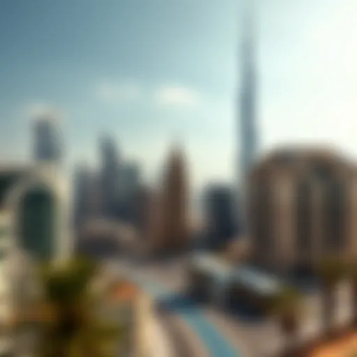 Luxurious skyline of Dubai showcasing real estate development