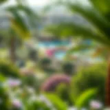 A panoramic view of the Gardens of Jebel Ali showcasing lush greenery and innovative landscape design.