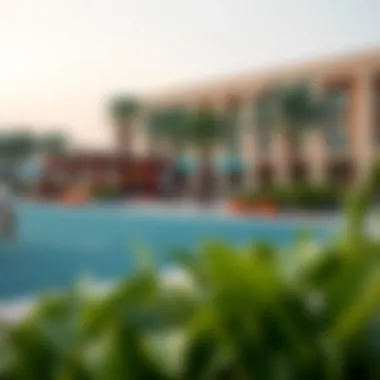 Vibrant community recreational area in the Gardens of Jebel Ali, illustrating leisure and social engagement.