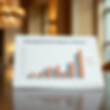 A chart depicting housing fees trends in Dubai