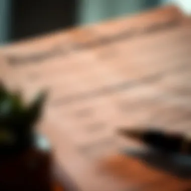 Property Management Contract Overview A close-up of a property management contract in Dubai