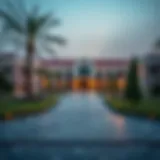View of a prestigious IGCSE school campus in Dubai