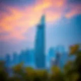 Stunning skyline view featuring Indigo Icon Tower