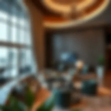 Elegance Redefined in the Club House Lounge Luxurious lounge area inside the Club House with elegant furnishings