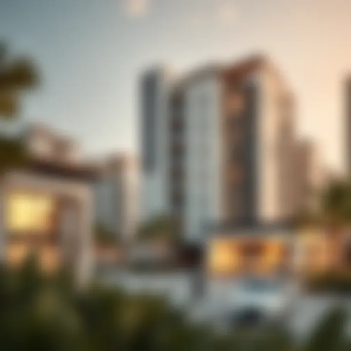 Modern residences in Jumeirah Village