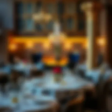 Dining experience at Khalidia Palace Hotel with traditional decor