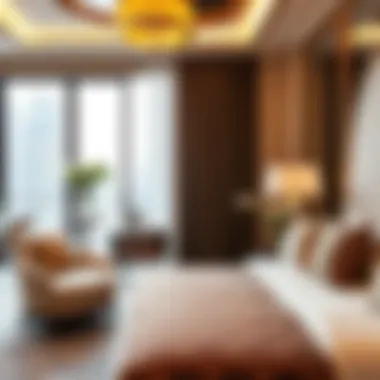 Luxurious suite interior at Khalidia Palace Hotel