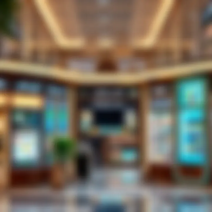 An informative layout of kiosk types available for rent