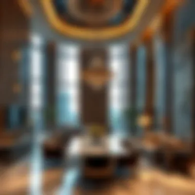 Interior Design Elements of Latifa Tower Interior design elements of Latifa Tower