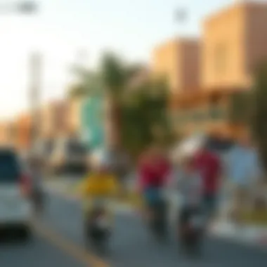 Life in Lulu Al Qusais Neighborhood Vibrant neighborhood scenes in Lulu Al Qusais