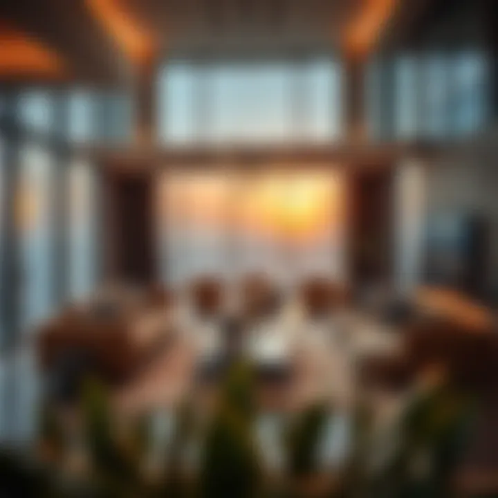 Interior view showcasing modern amenities of Lulu Tower