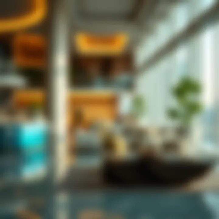 Luxurious amenities offered at Marina Crown