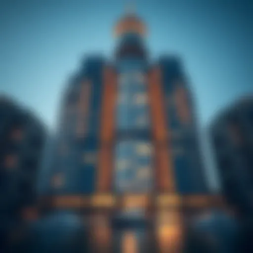 Stunning view of Marina Crown's exterior architecture