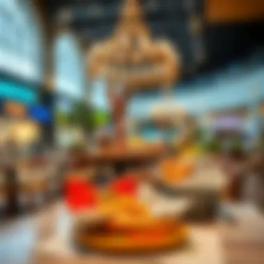 Dining options available at Mercato Mall