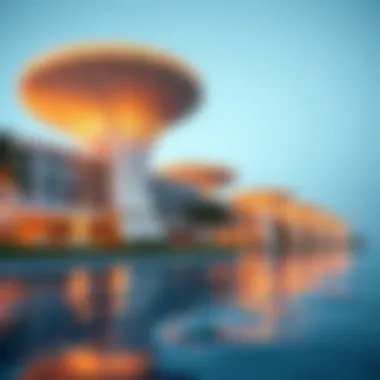 Architectural design of Monte Carlo Lagoons highlighting innovative structures