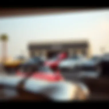 A glimpse of the automotive culture in Motor City with classic cars displayed