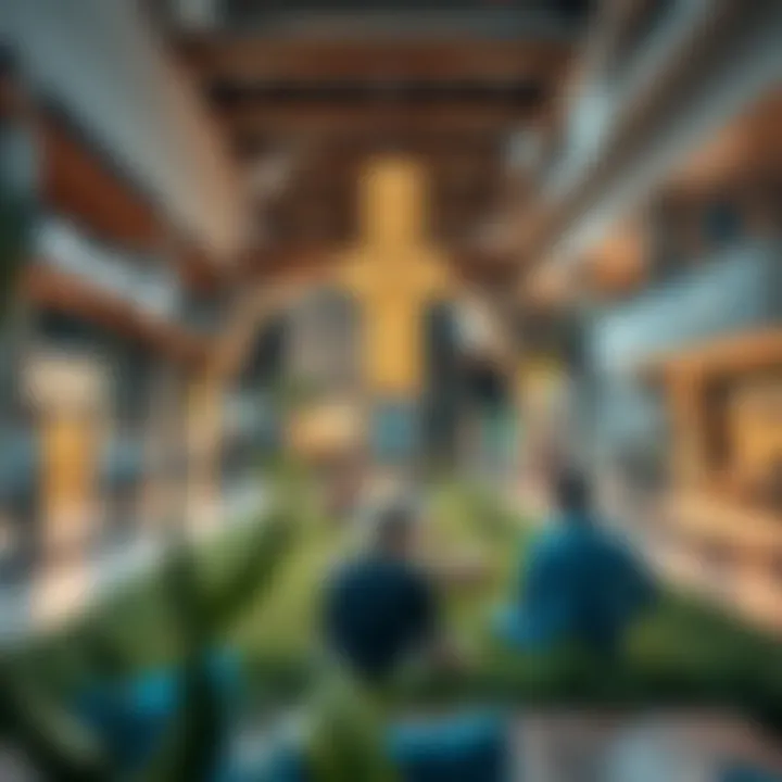 Recreational area within Nad Al Shiba Mall for community gatherings