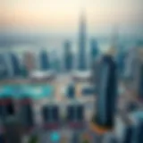A panoramic view of Dubai's skyline showcasing modern architecture